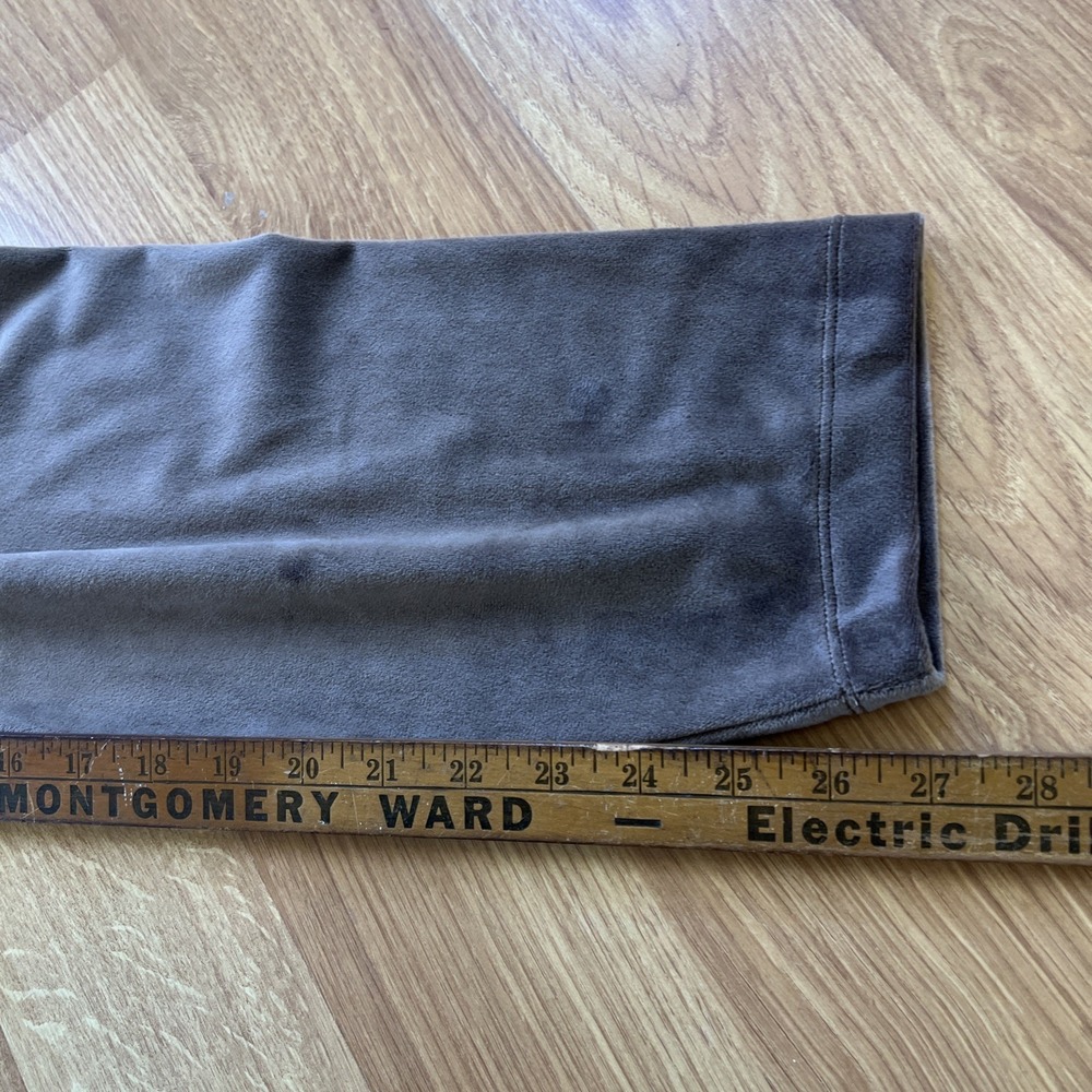 Pure Jill Lounge Pants Size 2X High Waisted Velour Brown Cozy Comfy Leggings - Picture 11 of 14